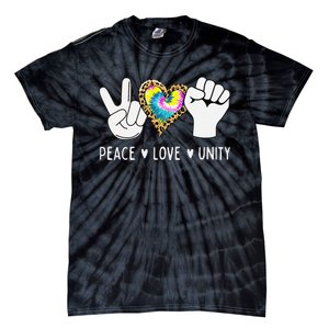 Peace Love Orange Unity Day Anti Bullying Tie-Dye T-Shirt