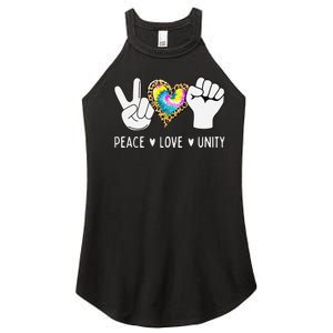 Peace Love Orange Unity Day Anti Bullying Women's Perfect Tri Rocker Tank