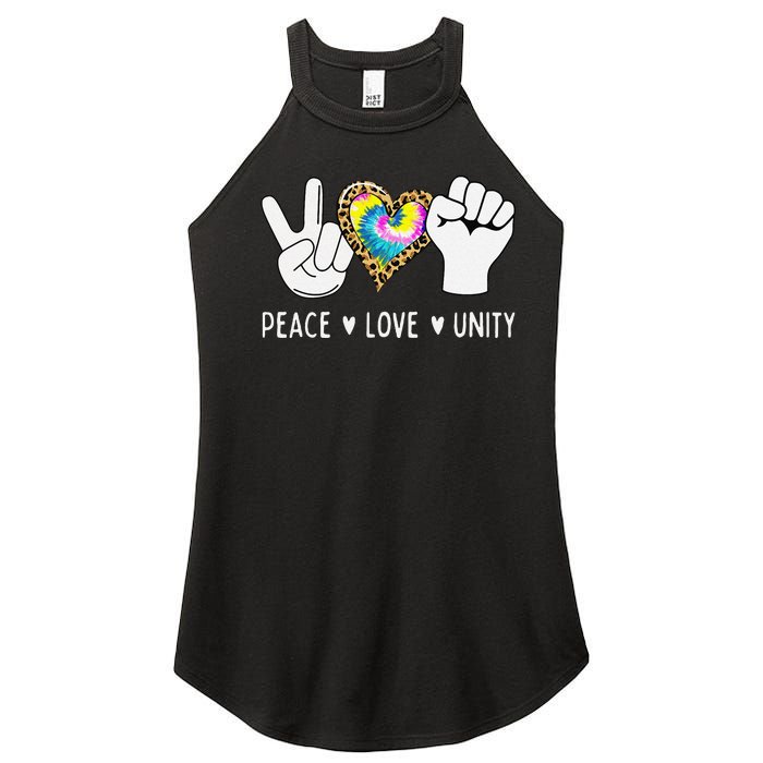 Peace Love Orange Unity Day Anti Bullying Women's Perfect Tri Rocker Tank