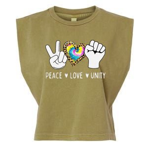 Peace Love Orange Unity Day Anti Bullying Garment-Dyed Women's Muscle Tee