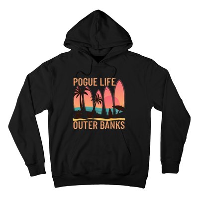 Pogue Life Outer Banks Beach Sunset Surfing Pogue Life Hoodie