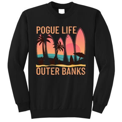 Pogue Life Outer Banks Beach Sunset Surfing Pogue Life Sweatshirt