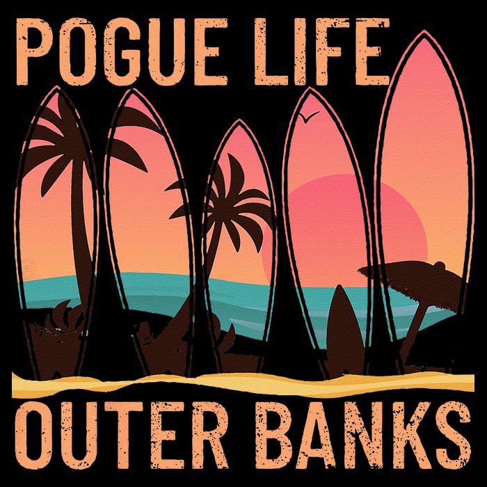 Pogue Life Outer Banks Beach Sunset Surfing Pogue Life 16 in Basic Backpack