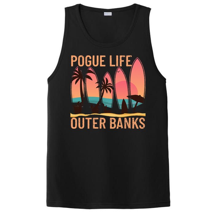 Pogue Life Outer Banks Beach Sunset Surfing Pogue Life PosiCharge Competitor Tank