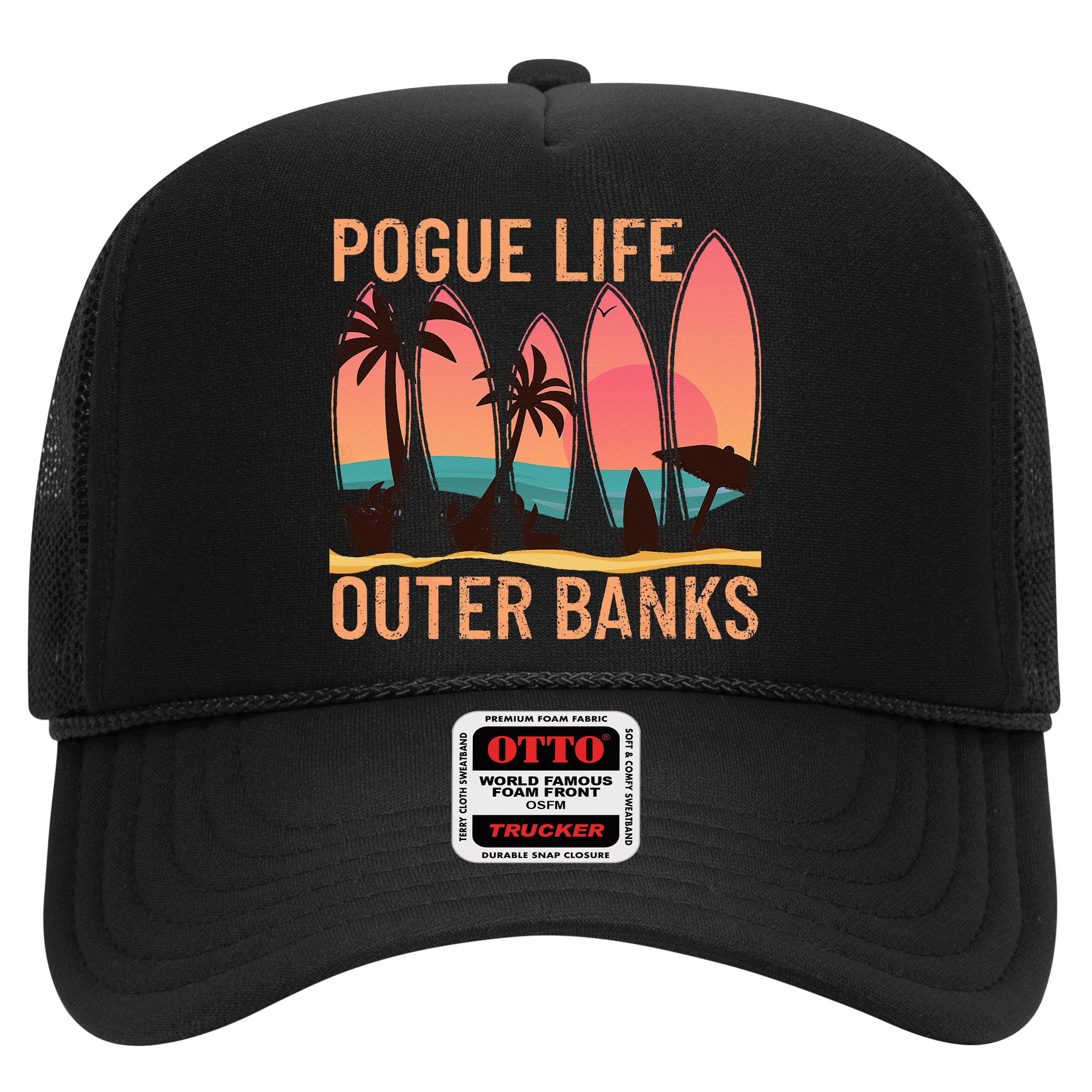 Pogue Life Outer Banks Beach Sunset Surfing Pogue Life Hat