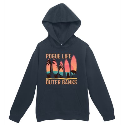 Pogue Life Outer Banks Beach Sunset Surfing Pogue Life Urban Pullover Hoodie