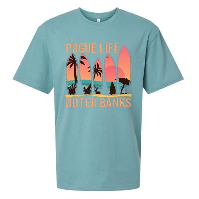 Pogue Life Outer Banks Beach Sunset Surfing Pogue Life Sueded Cloud Jersey T-Shirt