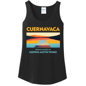 Proud Leader Of Keeping Austin Weird Ladies Essential Tank