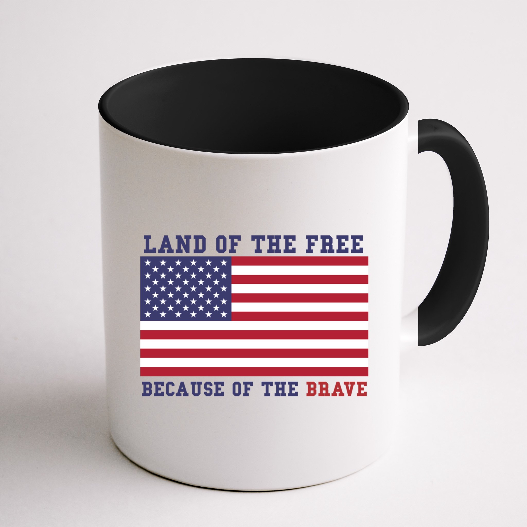 Patriotic Land Of The Free Because Of The Brave Meaningful Gift Mug