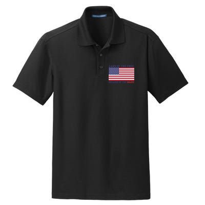 Patriotic Land Of The Free Because Of The Brave Meaningful Gift Dry Zone Grid Polo
