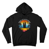 Pogue Life Outer Banks Retro Sunset Surfing OBX Pogue Life Hoodie