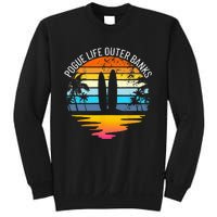 Pogue Life Outer Banks Retro Sunset Surfing OBX Pogue Life Sweatshirt