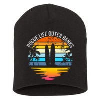 Pogue Life Outer Banks Retro Sunset Surfing OBX Pogue Life Short Acrylic Beanie