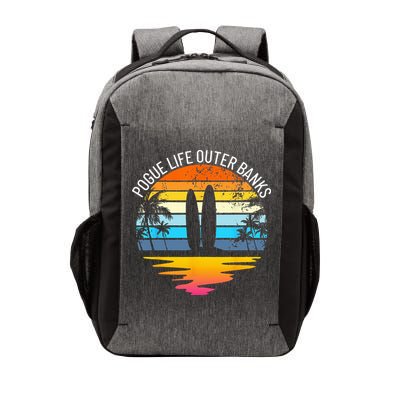 Pogue Life Outer Banks Retro Sunset Surfing OBX Pogue Life Vector Backpack