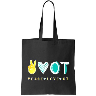 Peace Love Ot Ota Occupational Therapy Therapist Gift Bag