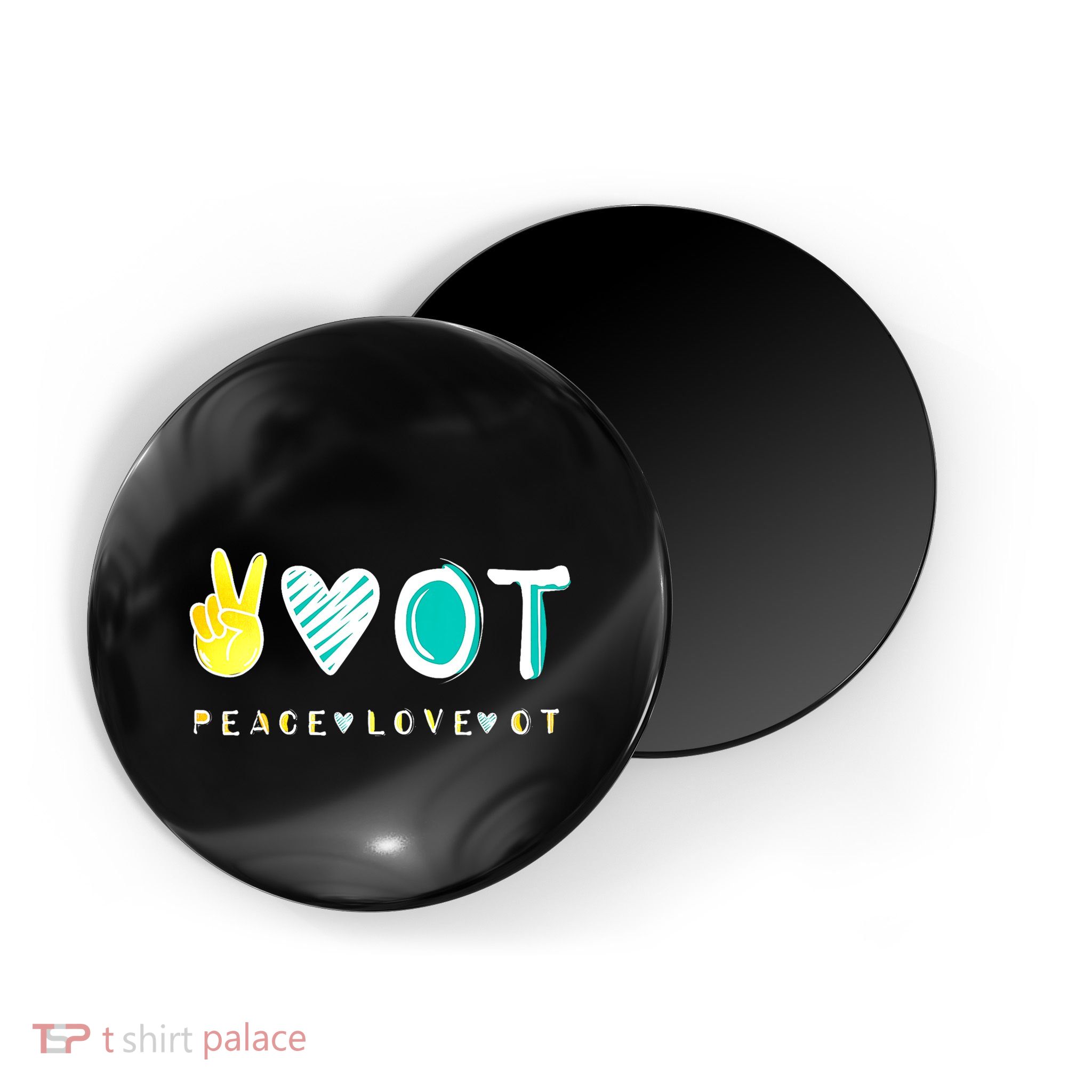Peace Love Ot Ota Occupational Therapy Therapist Gift Magnet