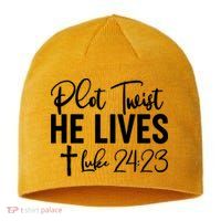 Plot Twist He Lives Luke 24:23 Sustainable Beanie