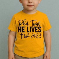 Plot Twist He Lives Luke 24:23 Toddler T-Shirt
