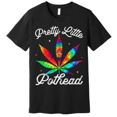 Pretty Little Pothead Weed Canabias 420 Marijuana Weed Premium T-Shirt