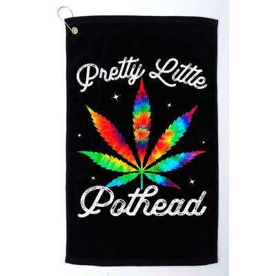 Pretty Little Pothead Weed Canabias 420 Marijuana Weed Golf Towel