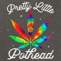 Pretty Little Pothead Weed Canabias 420 Marijuana Weed Cotton Canvas Backpack