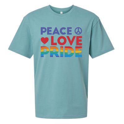 Peace Love Pride Sueded Cloud Jersey T-Shirt