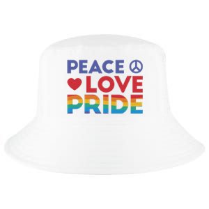 Peace Love Pride Cool Comfort Performance Bucket Hat