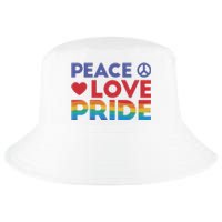 Peace Love Pride Cool Comfort Performance Bucket Hat