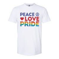 Peace Love Pride Softstyle CVC T-Shirt