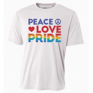 Peace Love Pride Cooling Performance Crew T-Shirt