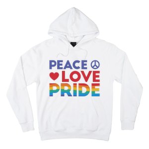 Peace Love Pride Hoodie