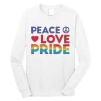 Peace Love Pride Long Sleeve Shirt