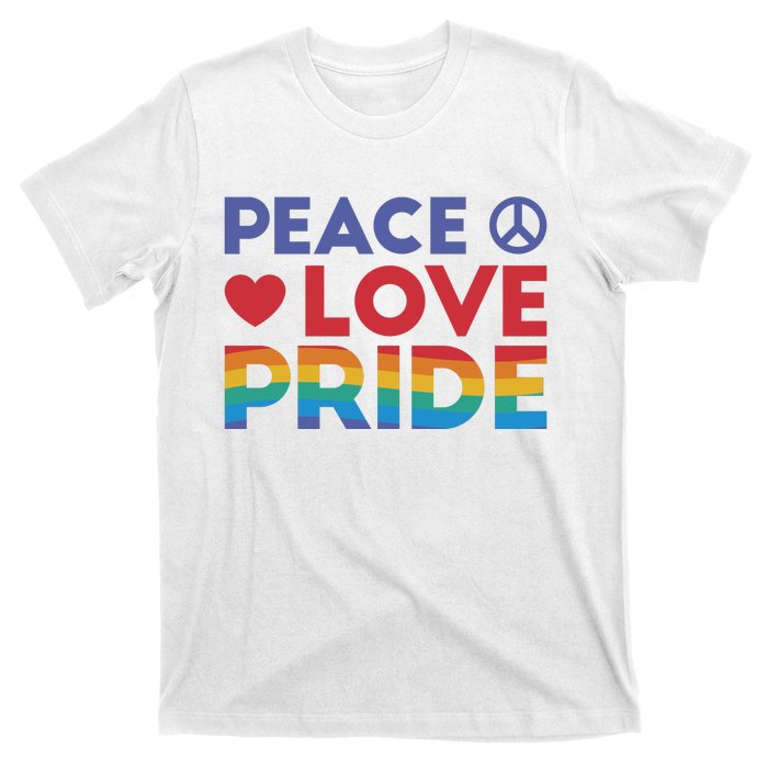 Peace Love Pride T-Shirt