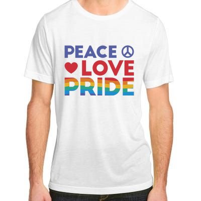 Peace Love Pride Adult ChromaSoft Performance T-Shirt