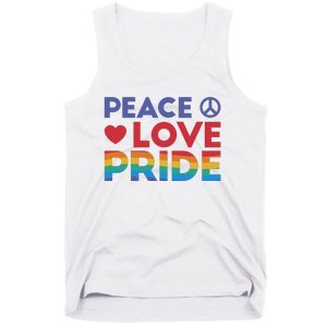 Peace Love Pride Tank Top