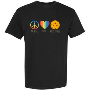 Peace Love Pickleball Garment-Dyed Heavyweight T-Shirt