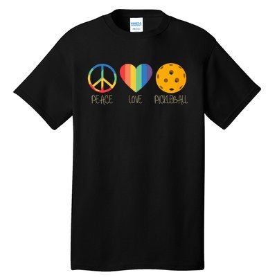 Peace Love Pickleball Tall T-Shirt