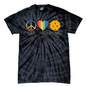 Peace Love Pickleball Tie-Dye T-Shirt