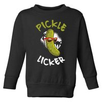 Pickle Licker Pickle Toddler Sweatshirt