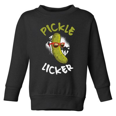 Pickle Licker Pickle Toddler Sweatshirt