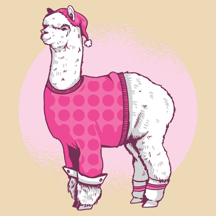 Pajama Llama Zip Tote Bag