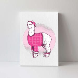 Pajama Llama Canvas