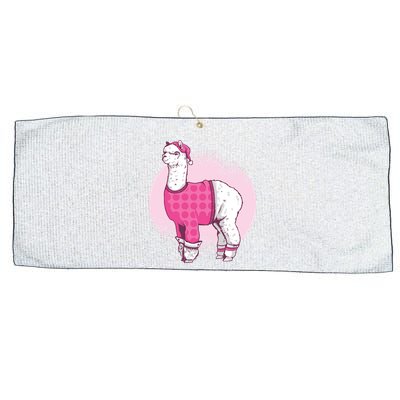 Pajama Llama Large Microfiber Waffle Golf Towel