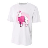 Pajama Llama Youth Performance Sprint T-Shirt