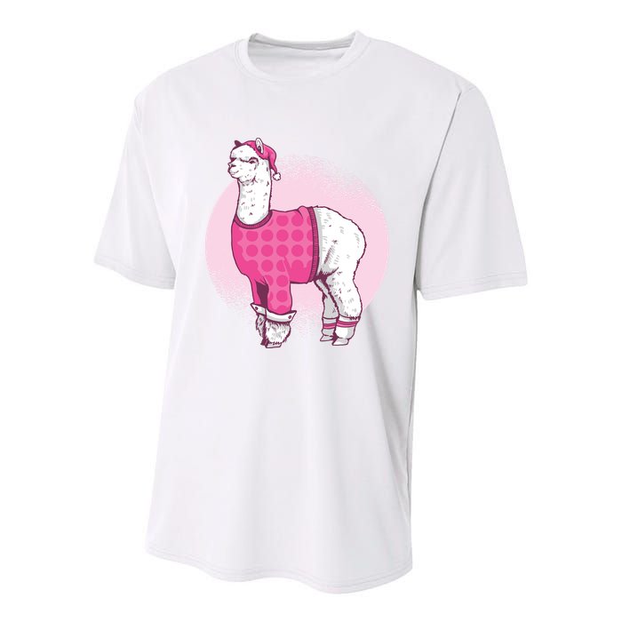 Pajama Llama Youth Performance Sprint T-Shirt