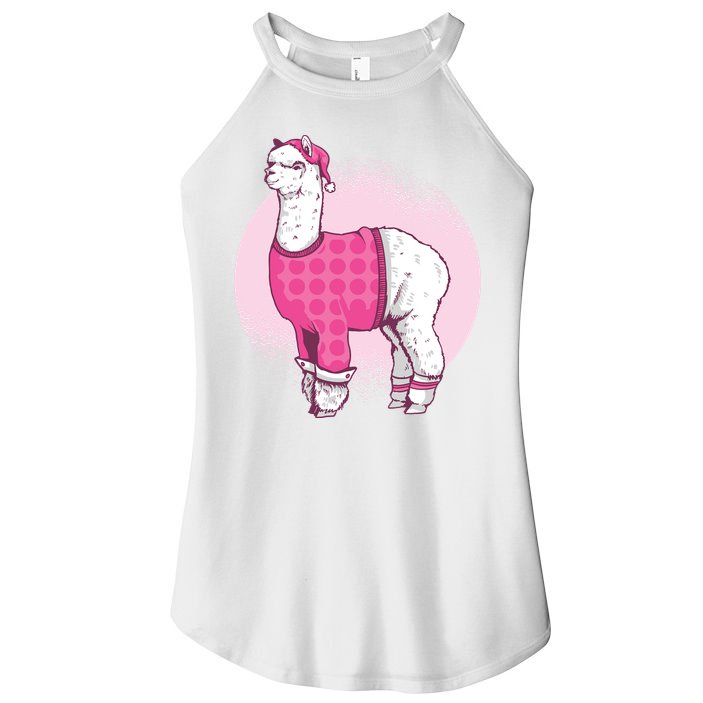 Pajama Llama Women's Perfect Tri Rocker Tank