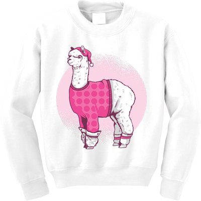 Pajama Llama Kids Sweatshirt