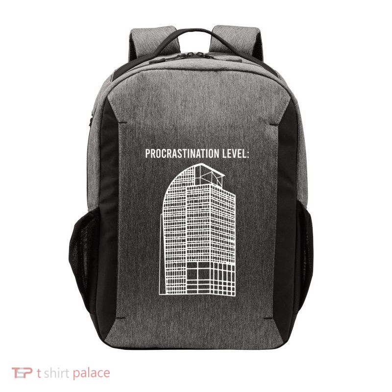 Procrastination Level Vector Backpack