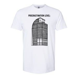 Procrastination Level Softstyle CVC T-Shirt