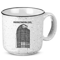 Procrastination Level 15oz Campfire Ceramic Mug